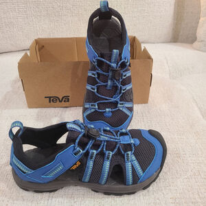 NEW TEVA Kids 5 Manatee Blue Shoes Rugged Outsoors Athletic Sport Sandal